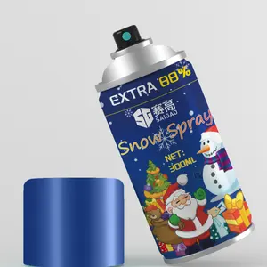 Saigao Fabrikant 250Ml Sneeuwspray Bruiloftsfeest Decoratie Kunstmatige Sneeuw Sprays