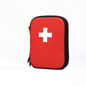 Trousse de premiers secours compacte rouge, portable, étanche, grande capacité, boîte d'urgence pour la maison et l'extérieur, personnalisable - Product Image 3