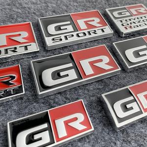 Distintivo Metallico Personalizzato, Adesivo 3D in Lega di Zinco e Alluminio, Placcato Oro e Argento, Cromato Elettrolitico Spazzolato, Logo Auto, Etichetta, Emblema - Product Image 3