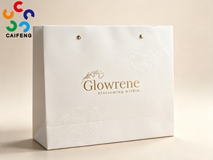 Sac en papier de luxe personnalisé avec logo imprimé, emballage <span class=keywords><strong>cadeau</strong></span> en matériaux recyclés, papier d'art, poignée longue, directement de l'usine, prix bas - Product Image 4