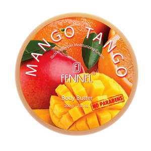 Mantequilla Corporal Mango Tango con Hinojo, Hidratación Profunda, Larga Duración, Súper Humectante, Cuidado Premium para la Piel, Aroma Rico, Suave - Product Image 1