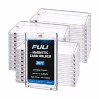 Étui de protection magnétique pour cartes de collection 35PT de haute qualité avec protection UV et coins encastrés