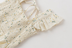 Vestido de Verano Moderno y Sencillo para Niñas, Vestido Infantil con Estampado Floral Fresco, Personalización al por Mayor - Product Image 5