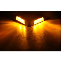 Feu arrière de signalisation LED 24W 12-24V haute puissance double face étanche IP65 R65 ECE R10 testé par pression pour camion