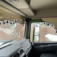 Rideau de Fenêtre Universel pour Camion avec Broderie pour Sitrak Shacman VOLVO FH SCANIA MAN TGA TGX ACTROS Howo DAF 105