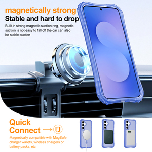 BEAUTYLINE Étuis de téléphone magnétiques 3 en 1 personnalisés pour tous les téléphones, pour <span class=keywords><strong>Samsung</strong></span> S25FE - Product Image 3