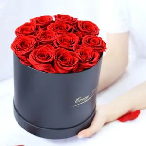 热销真天然玫瑰24k镀金红玫瑰保鲜花小号保鲜花