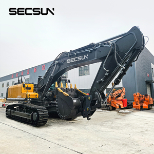 Secsun Bouwmachine Heavy Duty 3cbm Grote Digger Machine Grote Hydraulische Graafmachine 39T <span class=keywords><strong>50T</strong></span> 60T Rupsgraafmachine Te Koop - Product Image 6