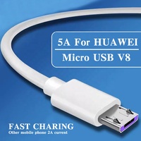 Cable de Datos USB a Micro USB Cantell de Alto Rendimiento, 1M 5A, Carga Rápida para Android