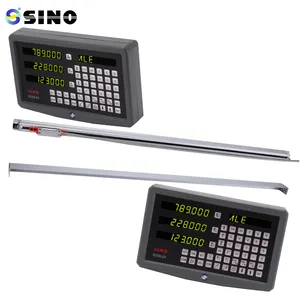 SINO KA600-2000mm doğrusal ölçek cam sensörü + DRO 3 eksen dijital okuma ekran CNC değirmen torna