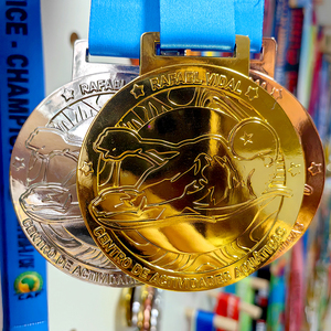 Fabricant Free Design Gold Silver Bronze Award Medal Natation Finisher Sports Metal Medals - Product Image 4