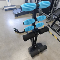 Machine à fessiers 3-en-1, rack à squats multifonctionnel et appareil d'entraînement abdominal pour la maison, équipement de fitness pour entraînement complet du corps