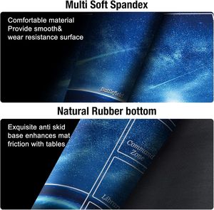 Tapis de jeu laser holographique brillant en feuille arc-en-ciel personnalisé pour jeux de cartes <span class=keywords><strong>Magic</strong></span>/ygo/ptcg/ Tcg avec sac de rangement - Product Image 5