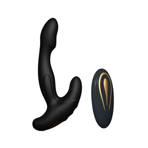 Plug anal en silicone pour homme à commande vocale avec double vibration et stimulation du point G, 100 % étanche, sans <span class=keywords><strong>lubrifiant</strong></span> inclus - Product Image 4