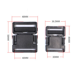 Plastic Bag Buckle A075 30mm 40mm <b>Adjustable</b> Fastener For Waist Bag Shoulder <b>Strap</b> Backpack Accessories - Product Image 3