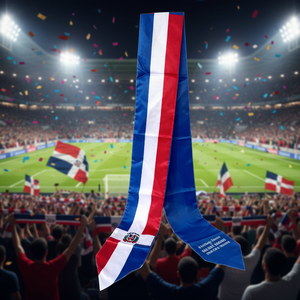 Bufanda Deportiva <span class=keywords><strong>de</strong></span> Poliéster Satinado Personalizada al Por Mayor, Económica, con Diseño Tropical Argyle, <span class=keywords><strong>de</strong></span> Secado Rápido, Duradera y Colorida, para Animar a tu Equipo - Product Image 2