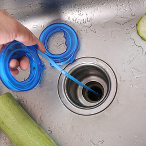 <b>Kitchen</b> Sink and Toilet Hair Cleaner Sewer Unclog Toilet Dredge Household Sink Blocking Cleaning Hook - Product Image 4