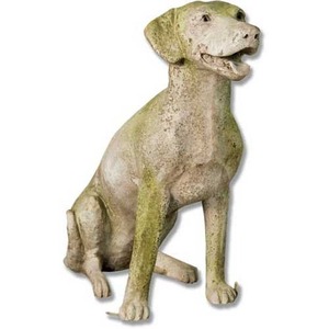 Personalizado al aire libre decorativo <span class=keywords><strong>de</strong></span> tamaño real nublado Rosa mármol perro escultura en Stock - Product Image 2