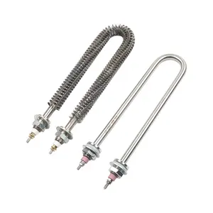 High Quality W-tube Type Immersion Water Heater Rod Dry Fired Material W-shaped Finned Heating Tube