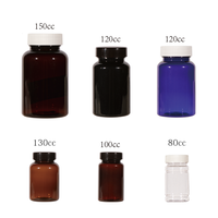 Sunripack Capsule PET Bouteille plastique 37/400 col 150ml/120ml/100ml avec bouchon à vis pour pilules et comprimés de médicaments liquides