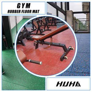 Gránulos de EPDM <span class=keywords><strong>HUHA</strong></span> al 70% de Fábrica, Capa Resistente al Desgaste, Suelo de Goma para Fitness, Baldosas de Goma de 20-50 mm de Espesor para Gimnasio con Sistema de Bloqueo por Clic - Product Image 5