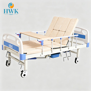 Cama de Cuidado Manual Multifuncional Semicurva con Orificio para Inodoro, Elevación de Respaldo y Piernas, Personalización de Colchón para Personas Postradas por Tiempo Prolongado - Product Image 1