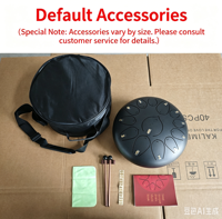 6 Inch 8 or 11 Tone Steel Tongue Drum Worry-Free Drum Lotus Steel Tongue Drum