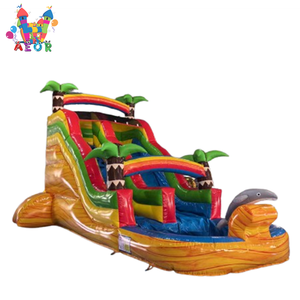 Aeor Nhà Bounce Chất Lượng Cao Nhà Sản Xuất Trượt Bơm Hơi Nước Để Bán Trượt Nước Hồ Bơi Trượt Bơm Hơi Hồ Bơi - Product Image 5