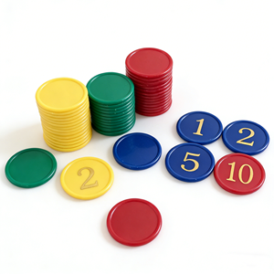 Custom Logo PS Plastic <b>Gambling</b> Poker Chips High Durability Reusable Chips for Texas Hold'em Tournaments - Product Image 2