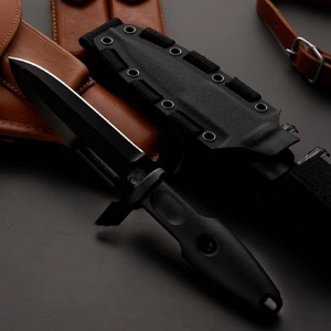 มีดแทคติคอลแบบปรับแต่งได้สำหรับเฮลิคอปเตอร์ ER ใบมีดสแตนเลสคุณภาพสูง ด้ามจับ G10 แบบติดตาย พร้อมปลอกมีดสำหรับใช้งานกลางแจ้งและอุตสาหกรรม - Product Image 3