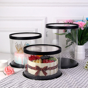 White Cardboard Paper Foldable Food Grade <strong>Balloon</strong> Cake <strong>Boxes</strong> with Window Cake Packaging Food &amp; Beverage Packaging Paper - Product Image 6
