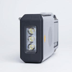 10000mAh Solar Hand-Crank Emergency Radio, IPX3 Waterproof AM/FM/SW Receiver with SOS & Compass for Outdoor - Product Image 4