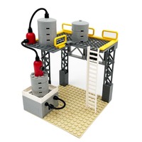 Bloques de Construcción Personalizados, Modelo de Escena de Fábrica, Regalo de Aniversario Corporativo, Regalo Promocional, Juego de Bloques de Construcción OEM ODM