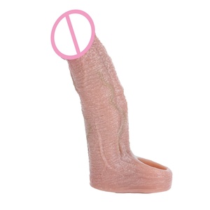 Funda de Silicona para Pene SXXY de 5 Pulgadas, Condón Reutilizable, Extensor de Pene, Retrasador de Eyaculación, Estimulador para Parejas, Juguetes Sexuales - Product Image 4