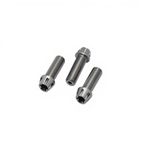 Vis à tête Torx fendue en titane naturel GR5, vis décorative conique pour pièces de moto et de voiture