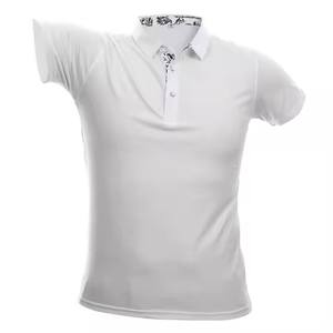 Polo de marca personalizada para hombre, cómoda camisa deportiva de manga corta con cuello de solapa de algodón - Product Image 5