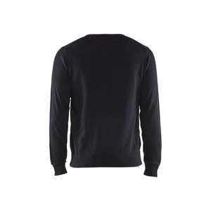 BLAKLADER - 359021228600L Knitted pullover Dark <b>navy</b> <b>blue</b> - EAN 7330509768785 WORK <b>HOODIES</b> - Product Image 2