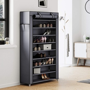 Meuble à Chaussures à 10 Niveaux, Organisateur <span class=keywords><strong>de</strong></span> <span class=keywords><strong>Rangement</strong></span> avec Housse en Tissu Non-Tissé - Product Image 3