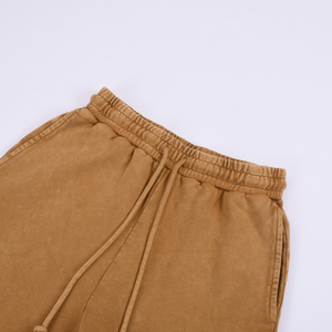 Pantaloni della tuta a <span class=keywords><strong>gamba</strong></span> larga di spugna francese pantaloni Casual da Jogger da uomo pantaloni Oversize pantaloni della tuta a zampa di cotone larghi pantaloni della tuta da uomo - Product Image 4