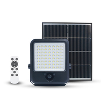 Projecteurs solaires intelligents KCD 15000 lumens 30w 50w 100w 200w 300w avec garantie de 5 ans, haute qualité, IP66, avec capteur