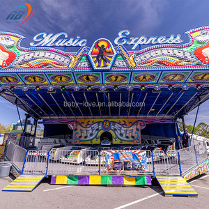 Equipo de Juegos Infantiles de Alta Calidad, Atracciones Giratorias de 360 Grados, Plataforma Giratoria Musical Thunder Beat en Venta - Product Image 4