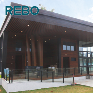 Paneles de revestimiento de pared estriados de carbón de bambú para exteriores, modernos, impermeables, ignífugos para gráficos de Hotel disponibles - Product Image 4