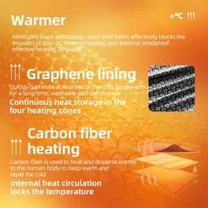 Vestes chauffantes USB chaudes d'hiver OEM ODM Thermostat intelligent Vêtements chauffants à capuche Vestes chaudes imperméables - Product Image 3