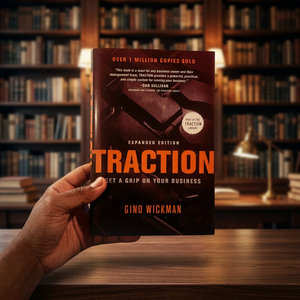 Traction de Gino Wickman, libro en inglés con tapa blanda, guía de gestión para pequeñas empresas - Product Image 1