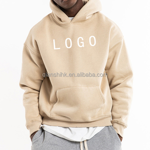 เสื้อมีฮู้ดผ้าฟลีซเทอร์รี่ครอปโอเวอร์ไซส์500Gsm จากผู้ผลิตเสื้อผ้าฝ้าย100% - Product Image 3