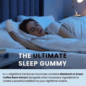 OEM Label pribadi Vegan pembakar lemak malam hari suplemen Gummies penurun berat badan dengan Metalonin dan Vitamin B6 & D3 untuk tidur dalam - Product Image 5