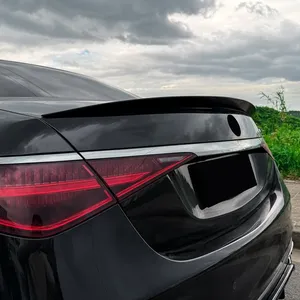สปอยเลอร์หลังทรง AMG สำหรับรถยนต์ S-Class W223 ปี 2021+  ตกแต่งฝากระโปรงท้ายแบบติดตั้งถาวร อุปกรณ์ตกแต่งรถยนต์ - Product Image 4