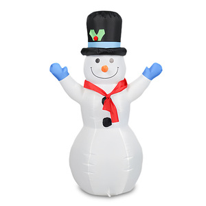 LED Light Up <b>Inflatable</b> Christmas Snowman Outdoor Yard Decoration for Xmas Party - Product Image 1