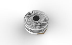 Ventilateur de circulation d'air pliable et réglable en hauteur, avec écran tactile, chargement USB, portable, sur pied, pour la maison et le bureau - Product Image 6