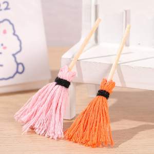 Miniature Mop Ornament Resin Handmade <b>Doll</b> House <b>Accessory</b> Toy Decor 5 To 7 Years Unisex - Product Image 4